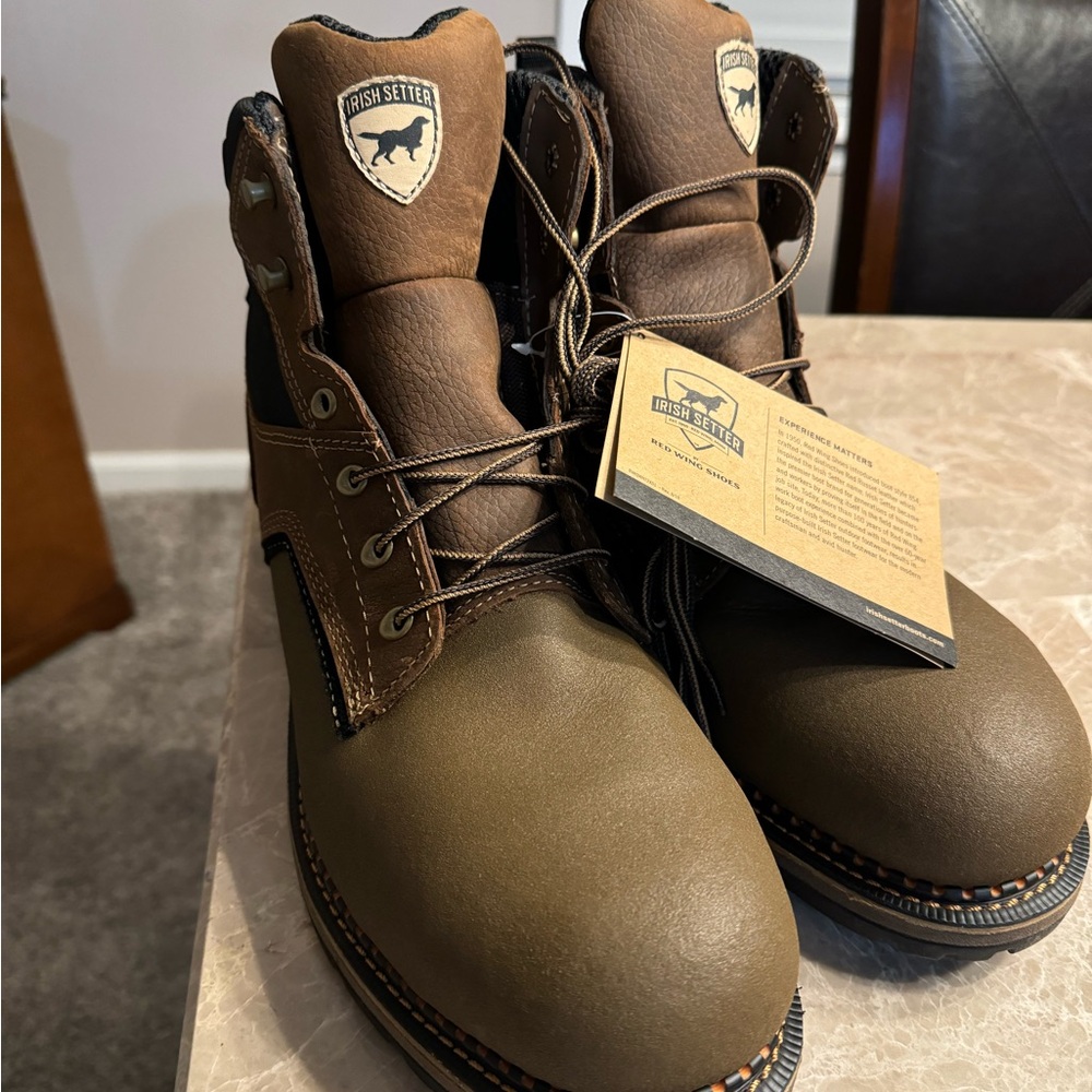 Irish Setter, MEN'S 6in. WATERPROOF SAFETY-TOE BOOT - Picture 2 of 9
